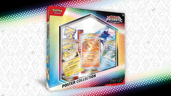 Full content details revealed for the new Pokémon TCG: Scarlet & Violet—Prismatic Evolutions Poster Collection, which is now available at the Pokémon Center and where Pokémon TCG products are sold