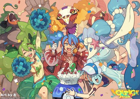New Pokémon feat. Hatsune Miku Project Voltage artwork unveiled: “Pokémon Day” by lleftt