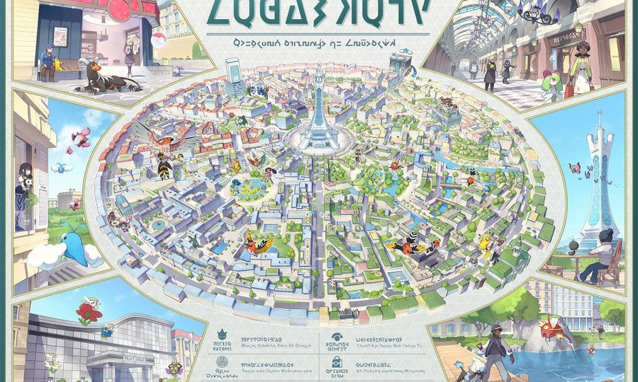 Full Lumiose City map revealed for Pokémon Legends: Z-A