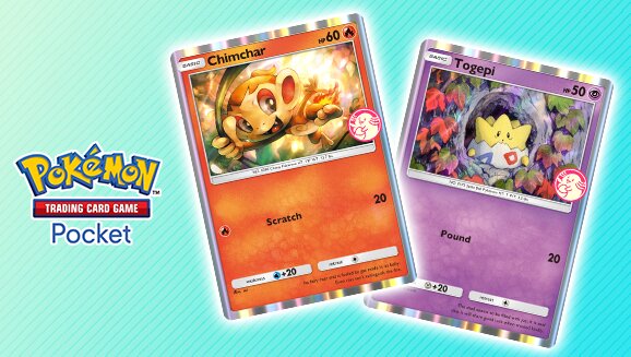 New wonder pick event now underway in Pokémon TCG Pocket until February 12 featuring Chimchar and Togepi on their own promo cards and more, full event details revealed