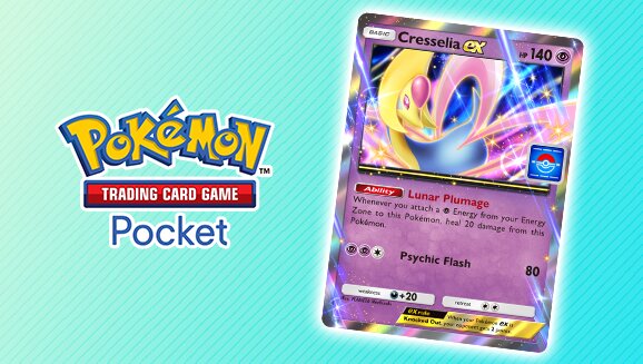 Pokémon TCG Pocket Cresselia ex drop event featuring five new promo cards now underway until February 16 at 9:59 p.m. PST, full event details revealed