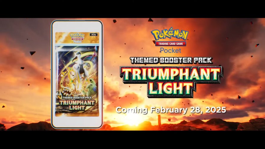 Pokémon TCG Pocket’s Triumphant Light expansion features Arceus ex, powerful Link Abilities and more