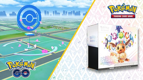 You can celebrate the release of Pokémon TCG: Scarlet & Violet—Prismatic Evolutions with active Lure Modules in Pokémon GO at special sponsored PokéStops at certain locations now through February 27