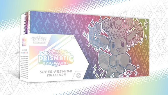 Full content details and release date revealed for the new Pokémon TCG: Scarlet & Violet—Prismatic Evolutions Super-Premium Collection