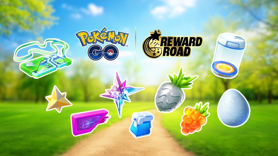 New Reward Road program will launch on the Pokémon GO Web Store starting April 1 at 00:00 UTC, Reward Road is a monthly reward program where you can earn Reward Points with eligible purchases on the Pokémon GO Web Store or in-game shop