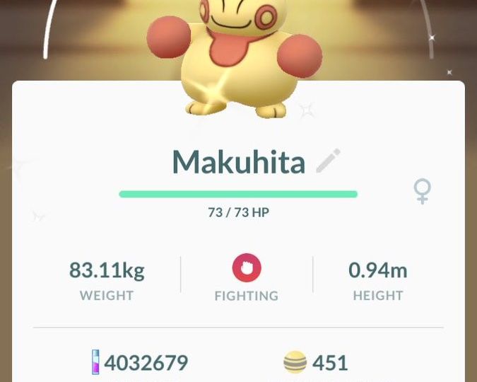 Pokémon Spotlight Hour with Makuhita and Shiny Makuhita with 2x Transfer Candy available in Pokémon GO tomorrow, March 4, from 6 p.m. to 7 p.m. local time