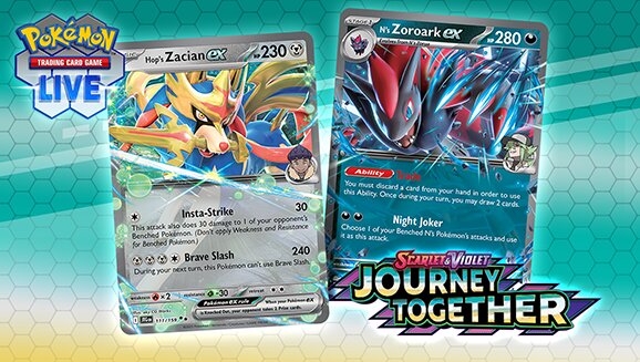 Official Pokémon TCG Live deck strategies revealed for the Pokémon TCG: Scarlet & Violet—Journey Together Battle Pass