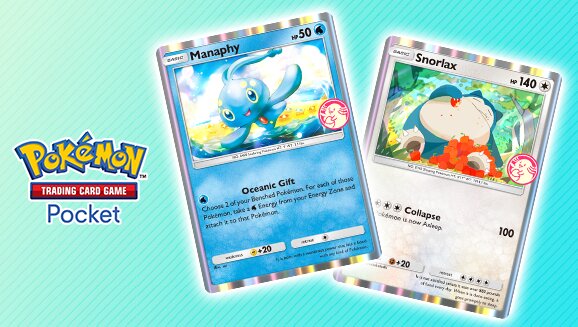 You can now collect Manaphy and Snorlax promo cards during the latest Pokémon TCG Pocket wonder pick event to exchange tickets for a Pokémon coin, sleeves and more