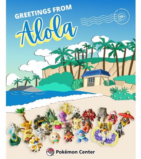 Alola region Sitting Cuties Plush are coming to Pokémon Center later this fall