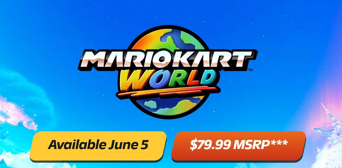 Nintendo Switch 2 standard game pricing will go up to $79.99 per game including launch title Mario Kart World