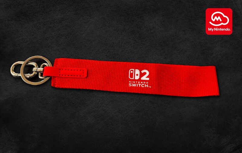 The new Nintendo Switch 2 Wristlet Keychain is now available from My Nintendo