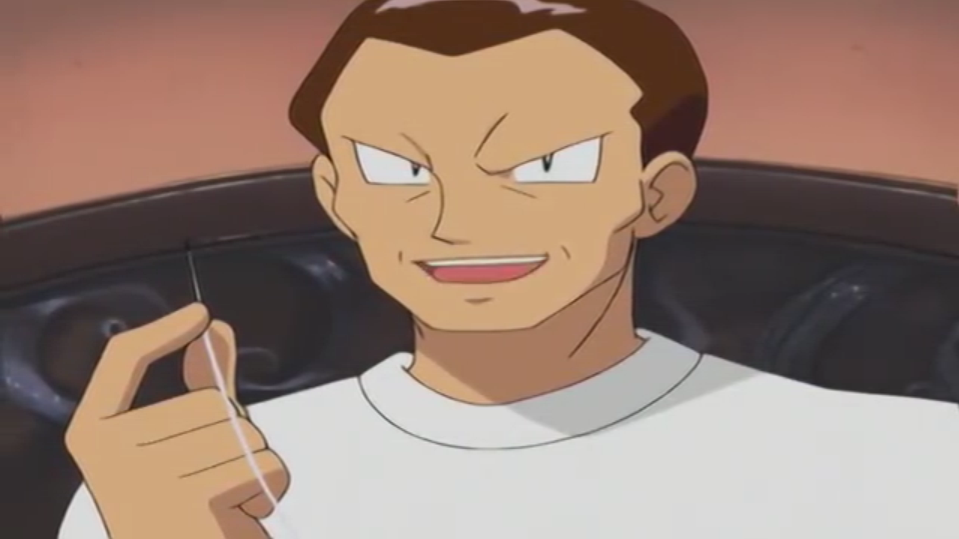 Video: Giovanni as the Viridian City Gym Leader brings out an armor-covered never-before-seen Pokémon during a battle with Gary in this official clip from Pokémon Adventures in the Orange Islands