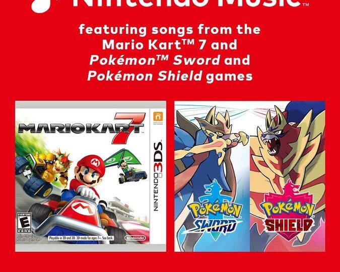 Music from the Nintendo Switch games Pokémon Sword and Pokémon Shield are now on the official Nintendo Music app