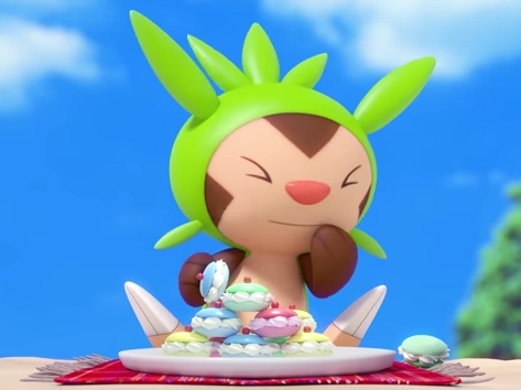 Video: Chespin’s Big Appetite event and Farfetch’d’s new Jaunty Retro outfit via deliveries now available in Pokémon Café ReMix