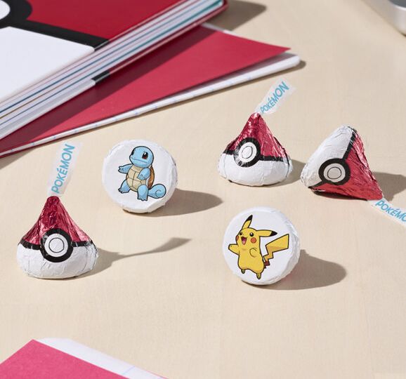HERSHEY’S and Pokémon team up for collectible chocolate bars and KISSES featuring Pokémon from the Kanto region and various Poké Balls