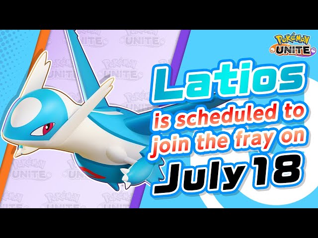 Video: Latios will be added to Pokémon UNITE as a new playable character on July 18