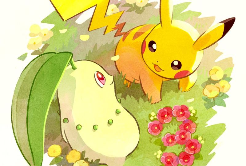The Pokémon Company unveils official picture of Pikachu and Chikorita ahead of the Pokémon Presents on July 22