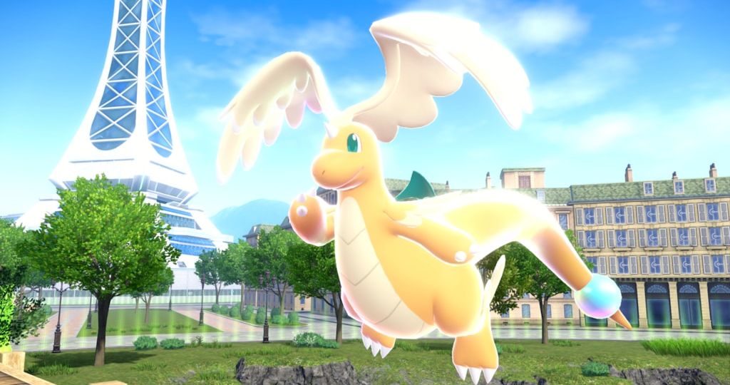 Mega Dragonite is a Dragon- and Flying-type Mega Pokémon with distinctive Dragonair-like features and enhanced speed and range in flight