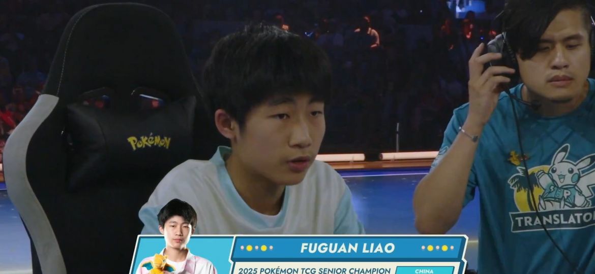 Fuguan Liao is the Pokémon TCG Senior Division World Champion at the 2025 Pokémon World Championships