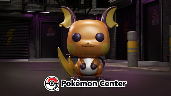 New limited edition Raichu Pearlescent Pop! Vinyl Figure by Funko now available exclusively at Pokémon Center