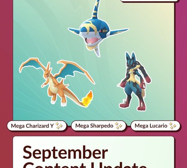 All major featured Pokémon, Max Battles, five-star Raids, Mega Raids, Raid Hours, in-game events and Spotlight Hours revealed for Pokémon GO in September 2025
