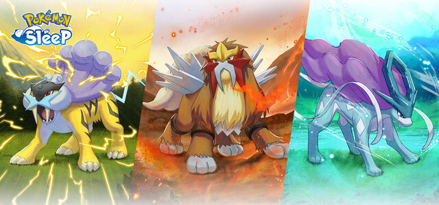 Pokémon Sleep to host new event focused on Raikou, Entei and Suicune from September 15 to September 22