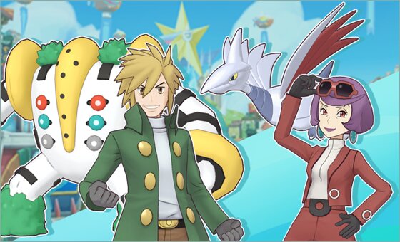 Pokémon Masters EX has added Missions to the Ultimate Battle Palmer’s Rumbling Might