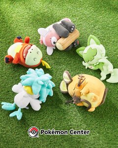 New cuddle buddy plush inspired by Pokémon Sleep available now at the official Pokémon Center