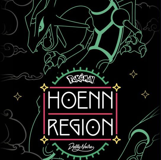 New Pokémon × Dolly Noire apparel items including tees, hoodies, sweatpants and more featuring Hoenn Pokémon available now at the official Pokémon Center