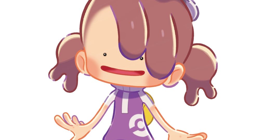 Official artwork for Ditto transformed as the human girl protagonist revealed for Pokémon Pokopia