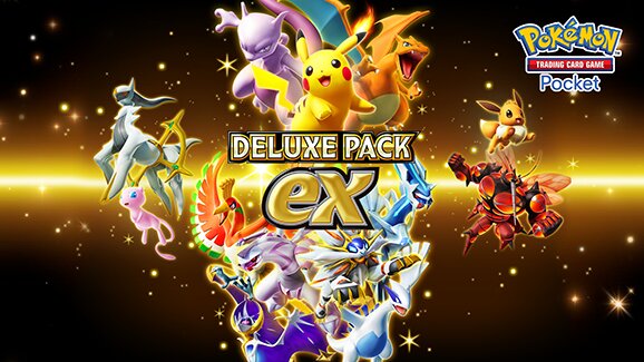 New Deluxe Pack: ex booster pack now available in Pokémon TCG Pocket until October 29 at 10:59 p.m. PDT, each pack is guaranteed to include one card with a rarity of ♦♦♦♦ or higher from previous expansions