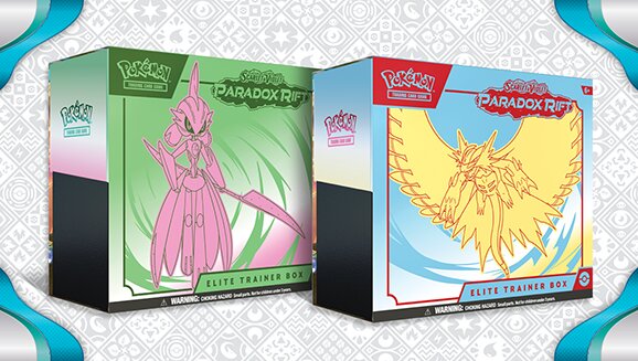 Pokémon TCG fans in the US and Canada can enter to win one of 10 prizes comprising 16 Elite Trainer Boxes (each containing 9 booster packs, a promo card, and other goodies) from the Pokémon TCG: Scarlet & Violet Series