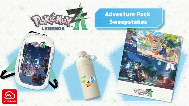 Official Pokémon Legends: Z-A Adventure Pack Sweepstakes now available from My Nintendo