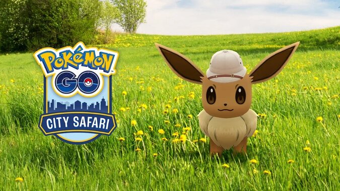 Pokémon GO City Safari is coming to Australia via City Safari: Sydney where you can encounter Eevee wearing an explorer hat in the Harbour City