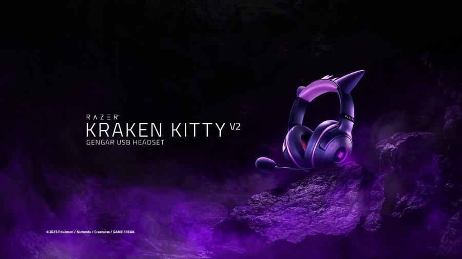 New Gengar-themed mouse and mouse mat available now as part of the official Pokémon x Razer collaboration