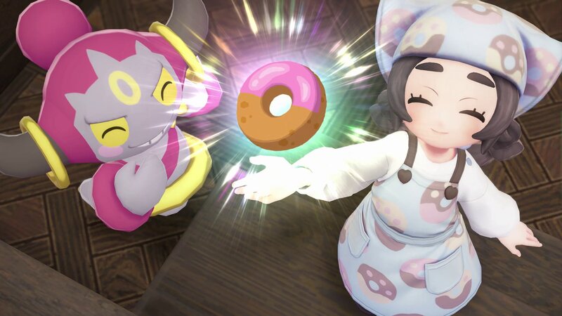 You can team up with donut chef Ansha and her Hoopa to explore Hyperspace Lumiose in Pokémon Legends: Z-A – Mega Dimension, gather Berries and make donuts for Hoopa to open portals to hyperspace and power up your Pokémon