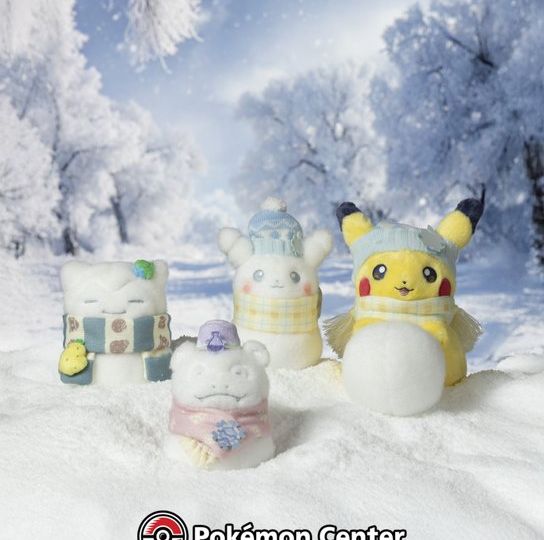 New adorable winter-themed plush coming soon to the official Pokémon Center