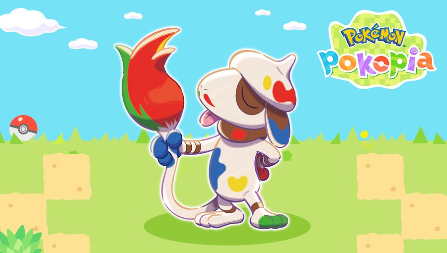 Pokémon Pokopia introduces Smearguru – a Smeargle with vibrant colours splattered across its body