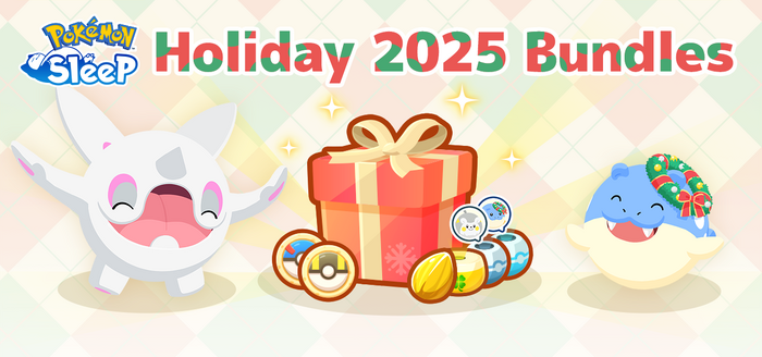 Pokémon Sleep - Holiday 2025 Bundles
