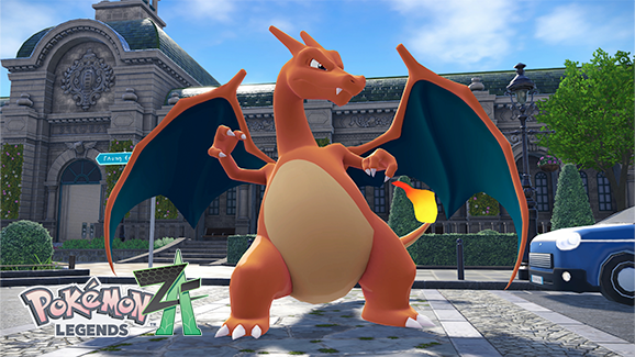 Pokémon Legends: Z-A - Mega Dimension DLC - Alpha Charizard That Knows Solar Beam via Mystery Gift