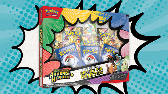 Pokémon TCG: Mega Evolution - Ascended Heroes First Partners Deluxe Pin Collection