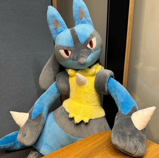 You can now preorder Pokédex-size Lucario Poké Plush until December 15 from the official Pokémon Center, the plush is 47 ¼ inches tall and costs $419.99