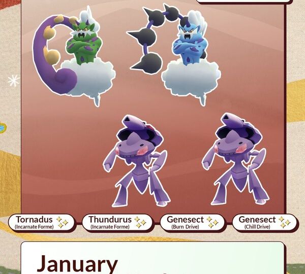 All major featured Pokémon, Max Battles, five-star Raids, Shadow Raids, Mega Raids, in-game events, Spotlight Hours and Raid Hours revealed for Pokémon GO in January 2026