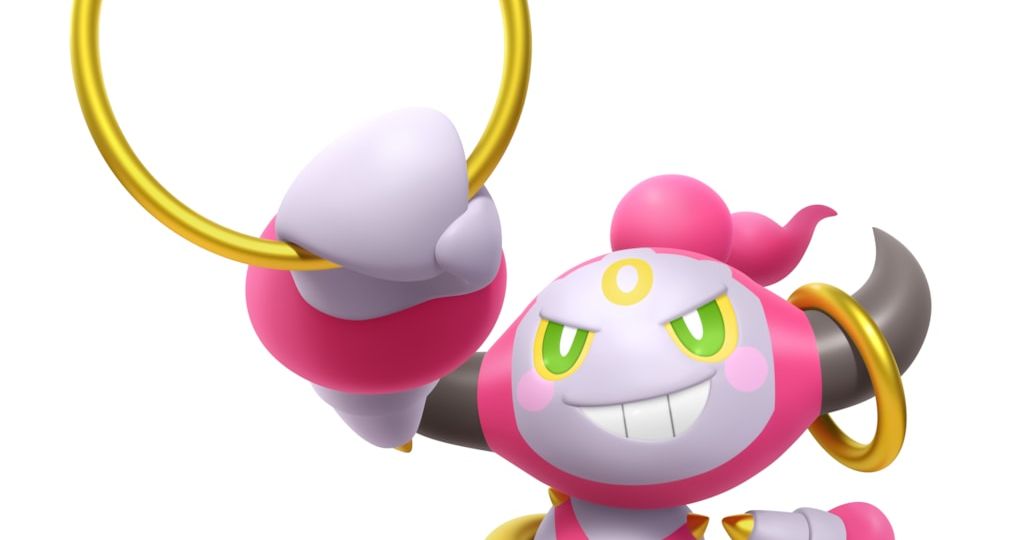 Pokémon Legends: Z-A – Mega Dimension hashmoji featuring Hoopa with the #MegaDimension hashtag now available on X (formerly Twitter)