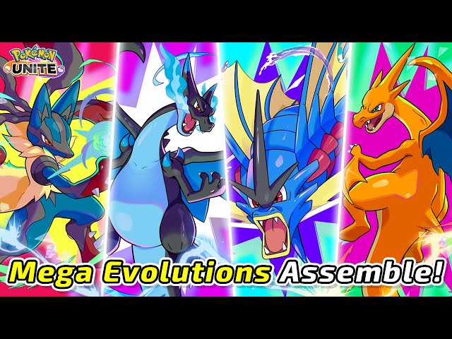 Mega Charizard Y available now in Pokémon UNITE as a new playable character and as a Melee All-Rounder