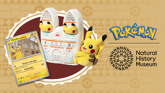 Pokémon × Natural History Presents Pokécology Merchandise - Jumbo Pikachu at the Museum TCG Card