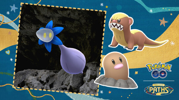 Pokémon GO Into the Depths event now underway until February 1 featuring the debuts of Glimmet and Glimmora, event-themed Pokémon including Shiny Diglett, Shiny Yungoos and more