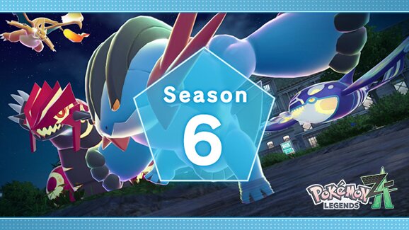 Pokémon Legends: Z‑A Ranked Battles Season 6 will run from January 28 to February 18, rewards include Swampertite to Mega Evolve Swampert into Mega Swampert