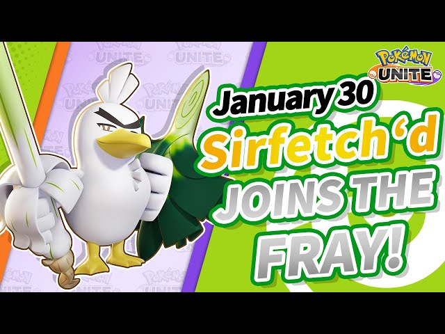 Video: Check out the new Sirfetch’d Moves Overview trailer for Pokémon UNITE
