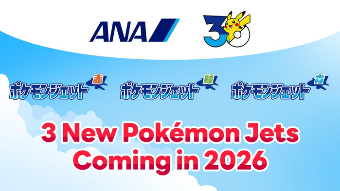 ANA Announces Three New Pokémon Jets